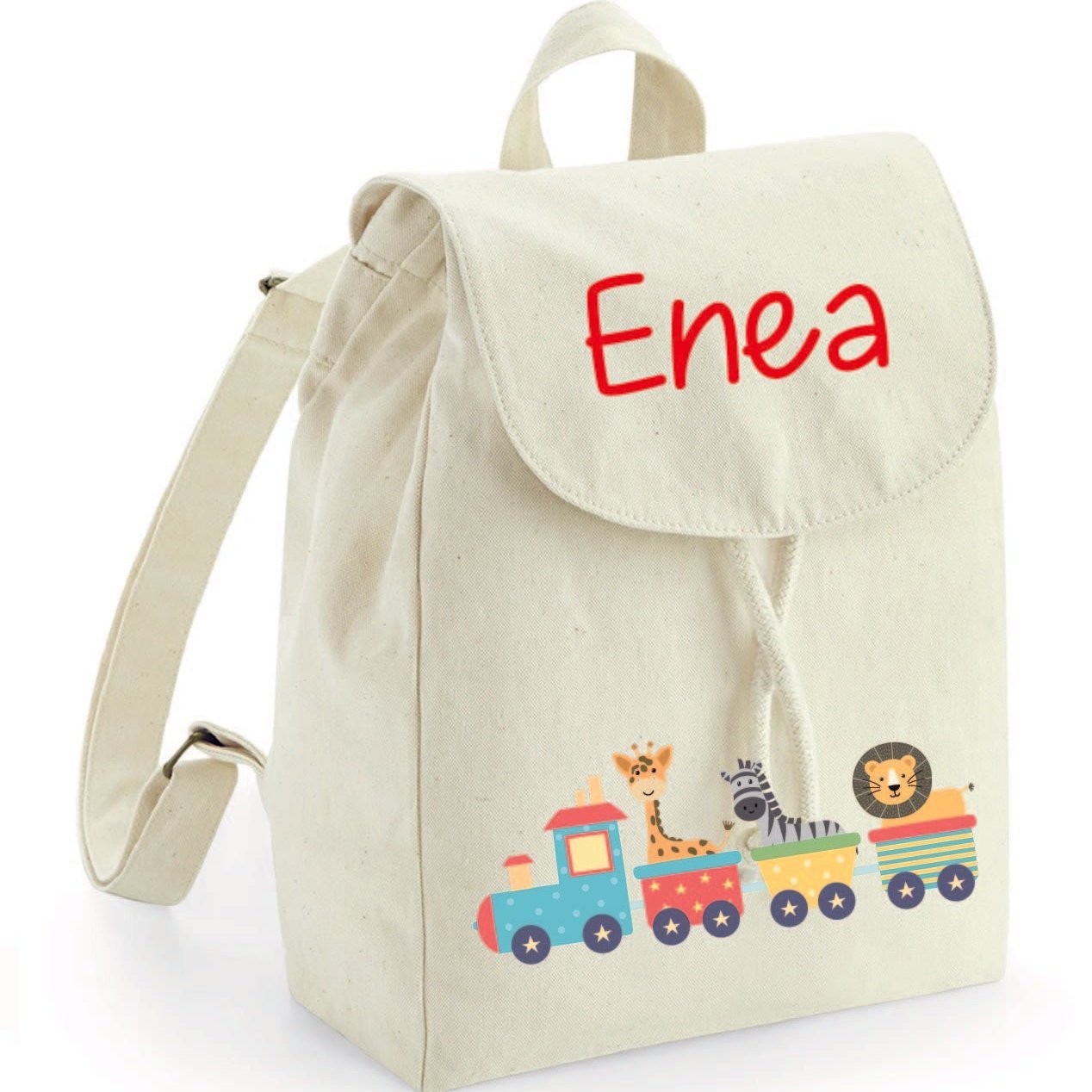 Mini Zaino in cotone Trenino - Be Brave Boutique