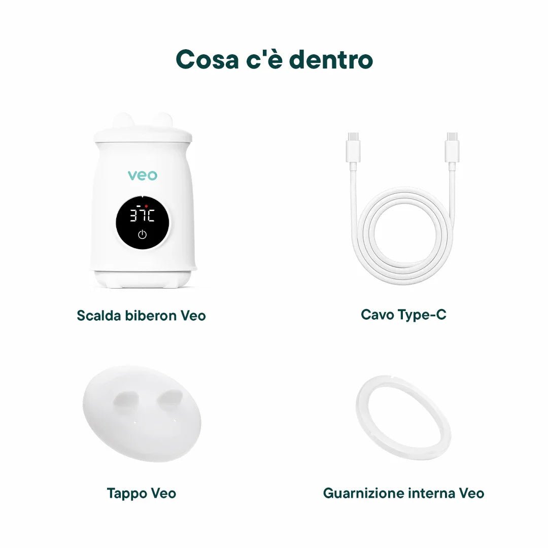 VEO - Il primo scalda biberon portatile a batteria - Be Brave Boutique