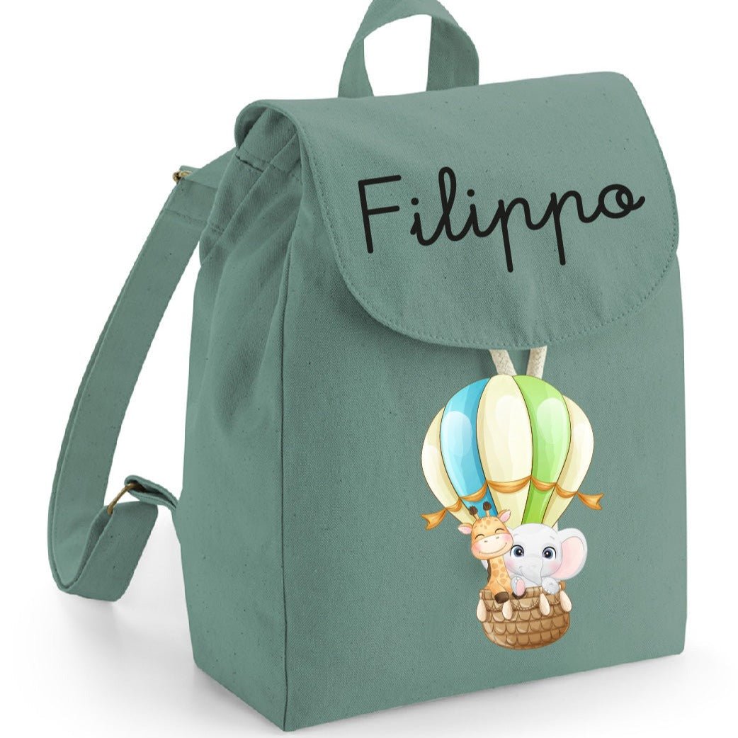 Mini Zaino in cotone Mongolfiera - Be Brave Boutique