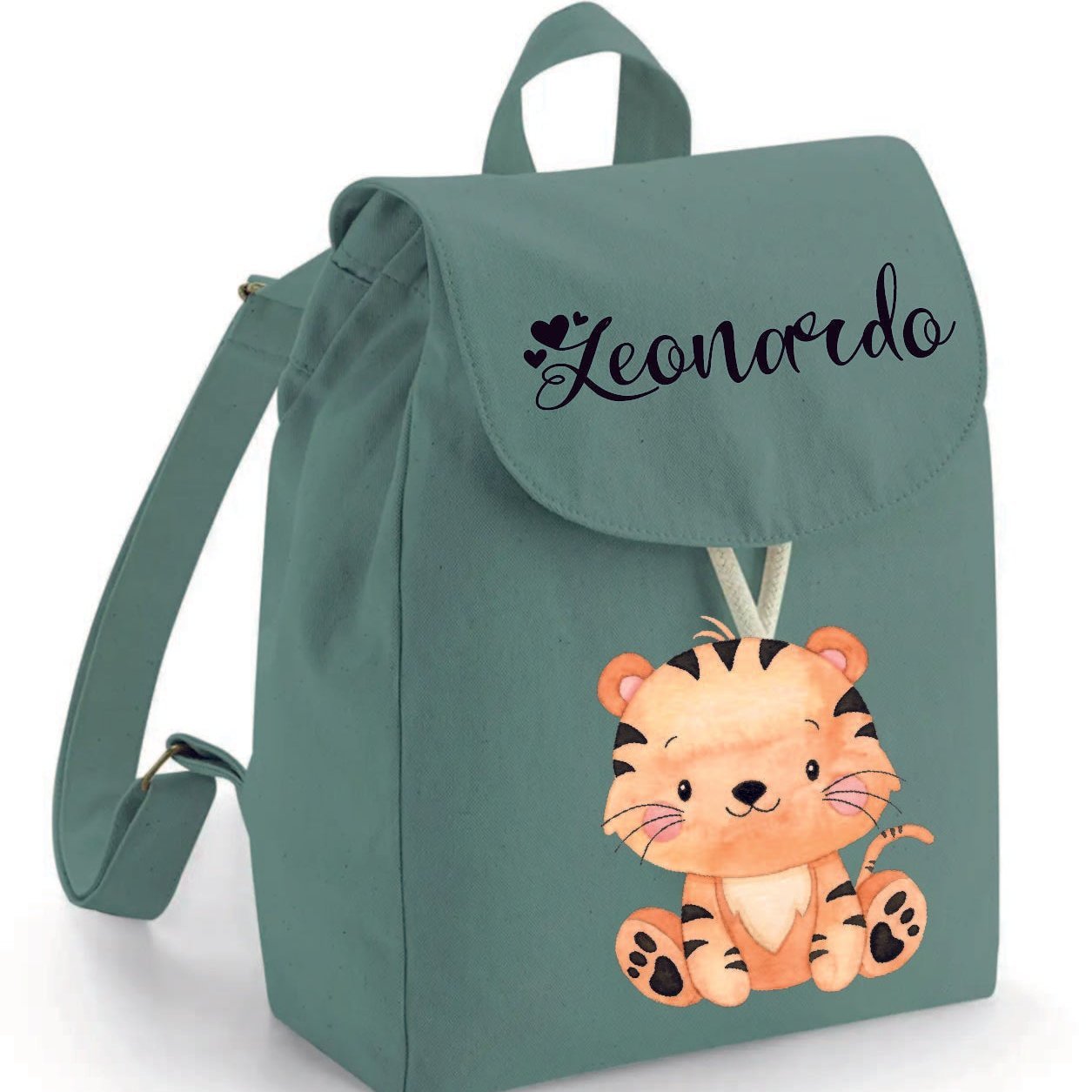 Mini Zaino in cotone Tigrotto - Be Brave Boutique