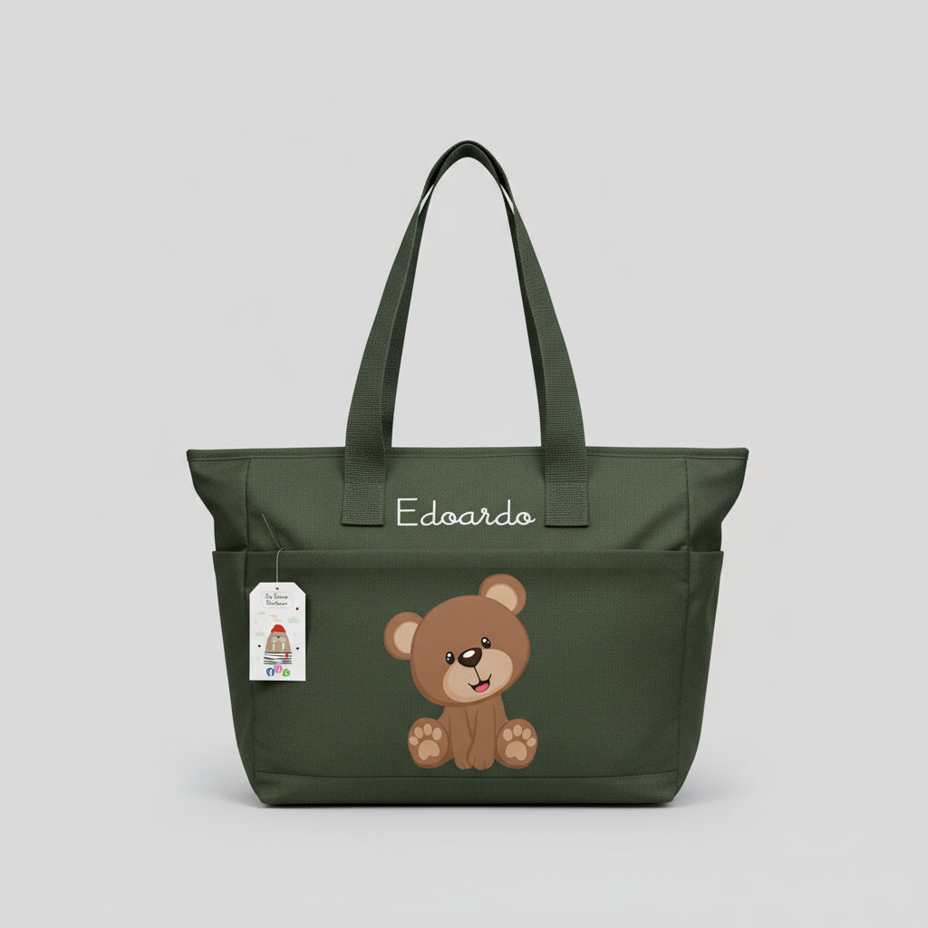 Borsa Mamma EasyMum – pratica, leggera e sempre con te Orsetto - Be Brave Boutique