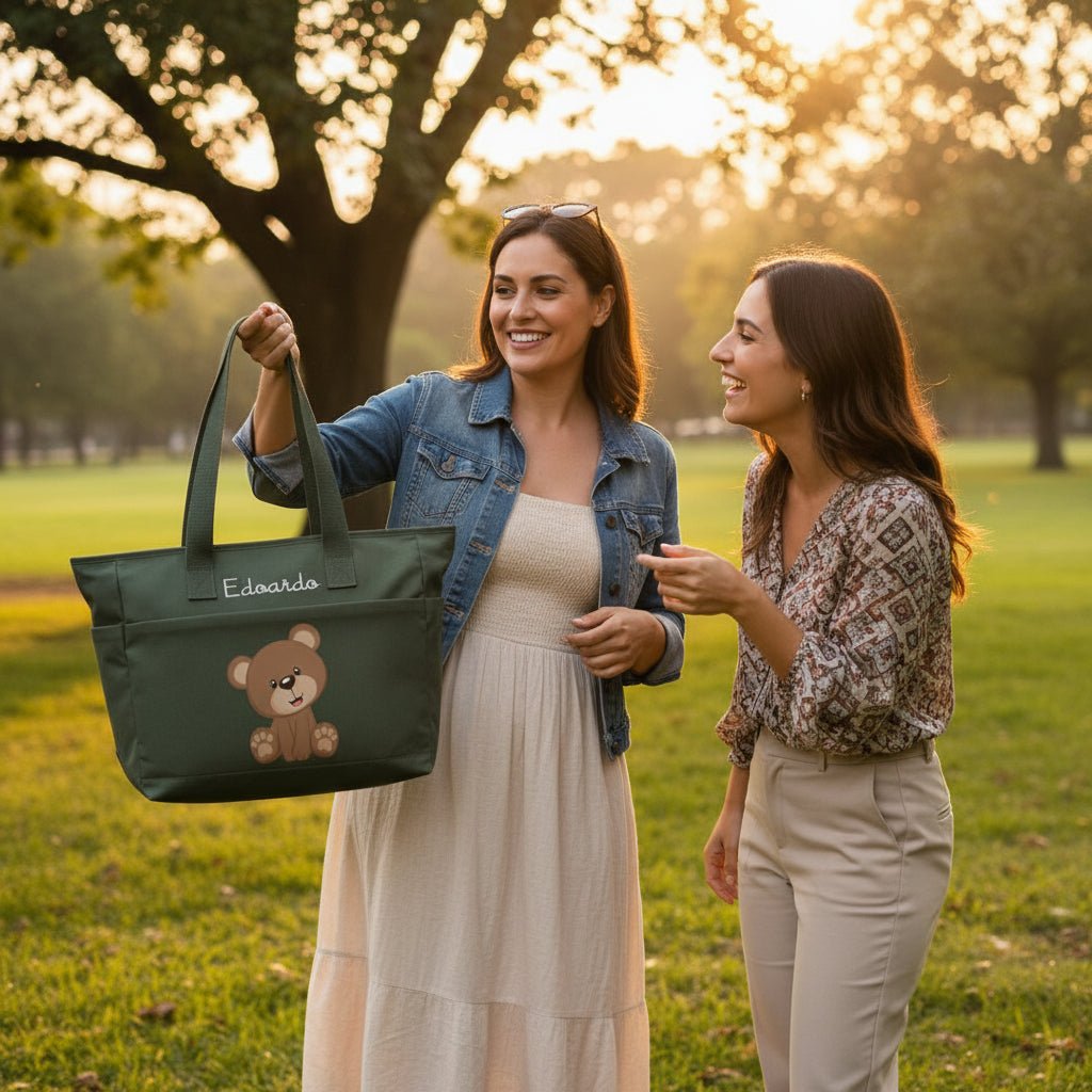 Borsa Mamma EasyMum – pratica, leggera e sempre con te Orsetto - Be Brave Boutique