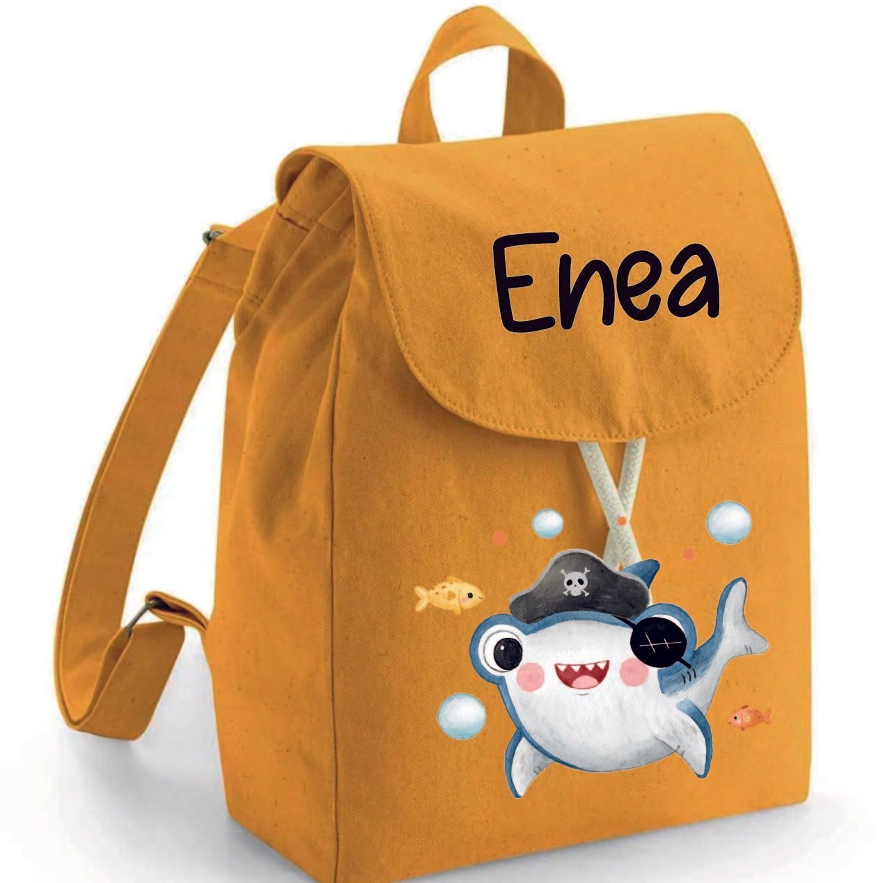 Mini Zaino in cotone Baby Shark - Be Brave Boutique