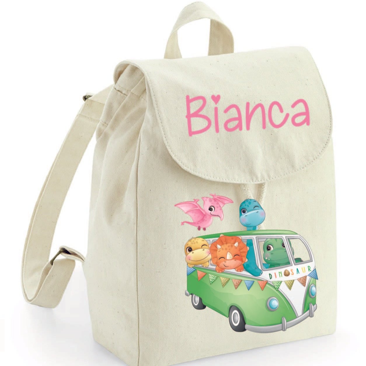 Mini Zaino in cotone Cute Dino - Be Brave Boutique