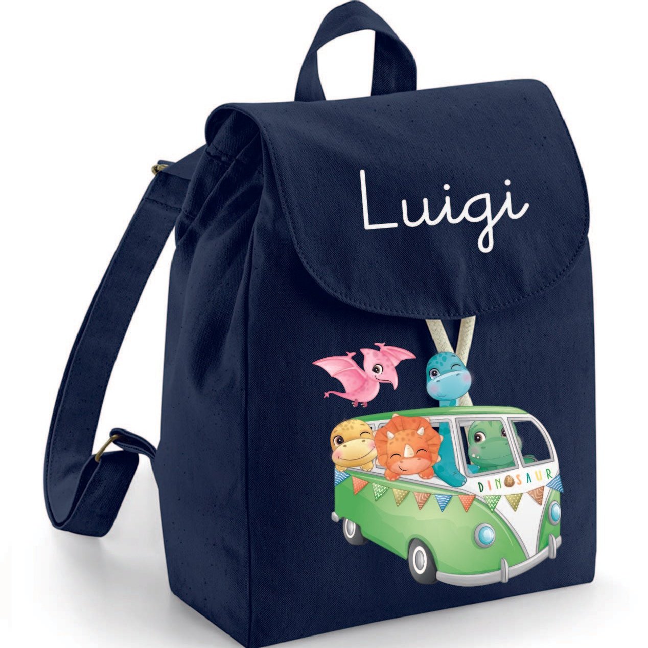 Mini Zaino in cotone Cute Dino - Be Brave Boutique