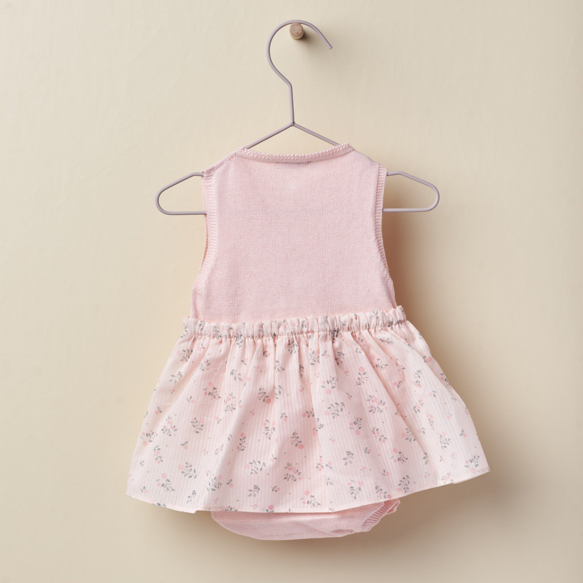 Bosy Bimba ad abitino fiori rosa - Be Brave Boutique