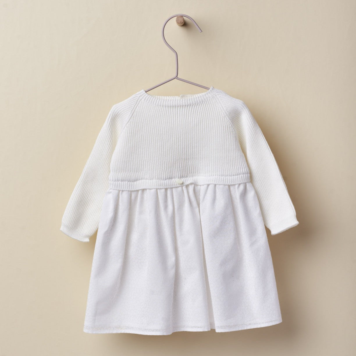 Abito in cotone organico e maglia fine - Be Brave Boutique