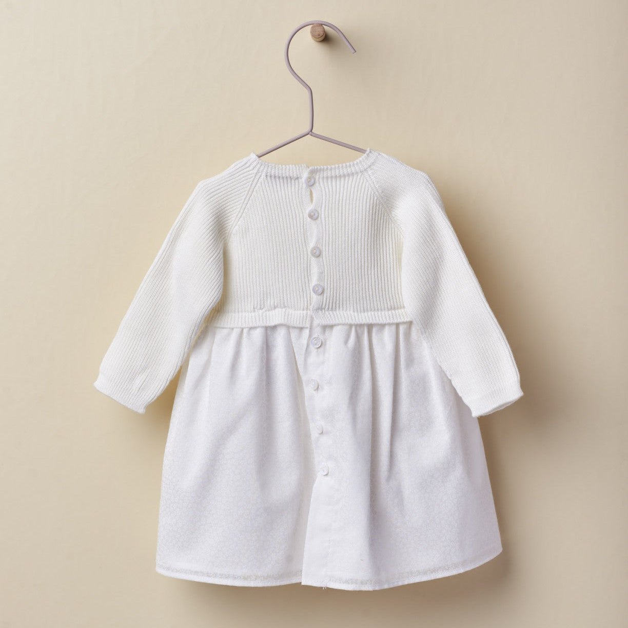 Abito in cotone organico e maglia fine - Be Brave Boutique