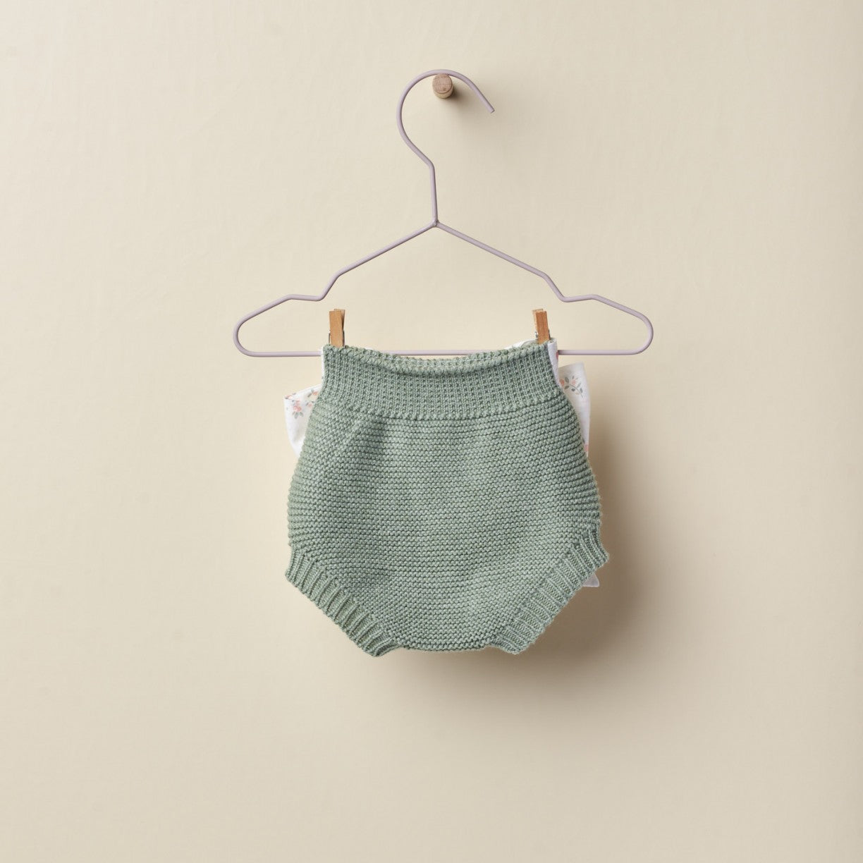 Bloomer con fiocco Verde e fiori - Be Brave Boutique