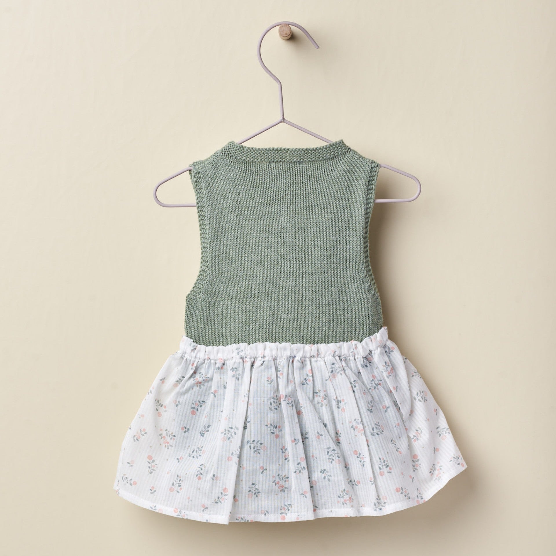 Body Bimba ad abitino fiori Verde - Be Brave Boutique