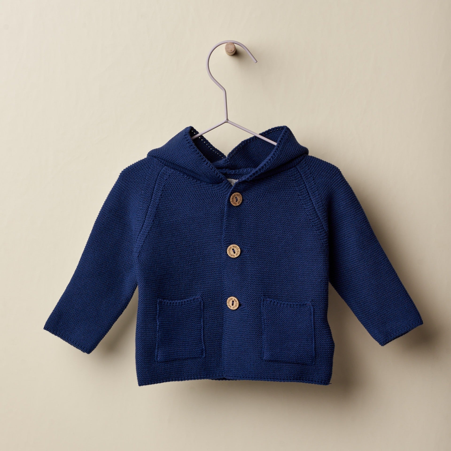 Cardigan in Cotone con tasche e cappuccio - Be Brave Boutique