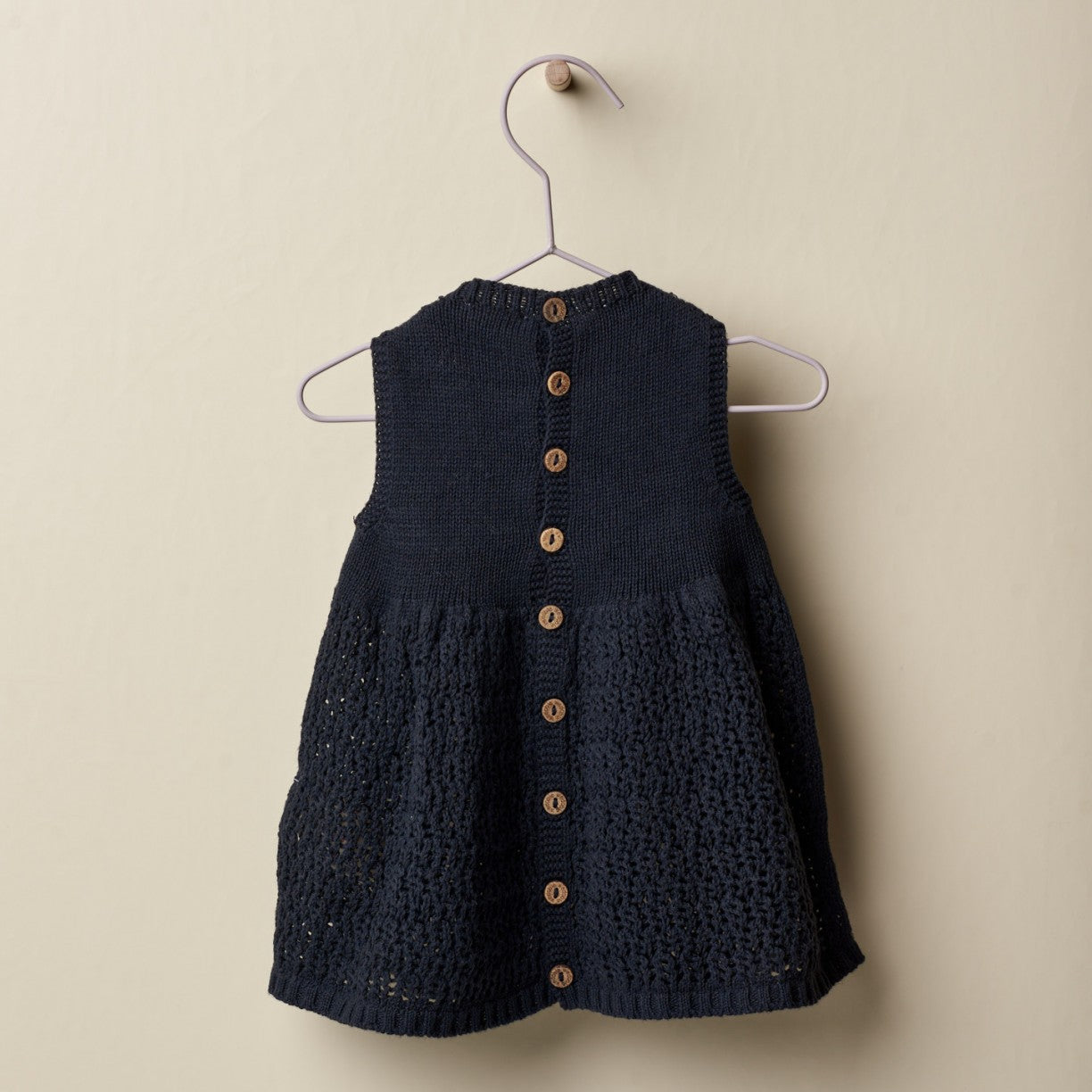 Abito Traforato a maglia Grigio Scuro - Be Brave Boutique