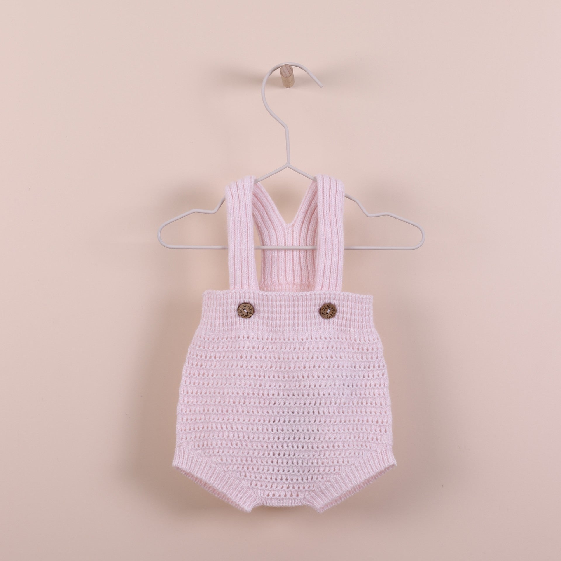 Pantaloncino con bretelle in Lana merino e Cashmere - Be Brave Boutique