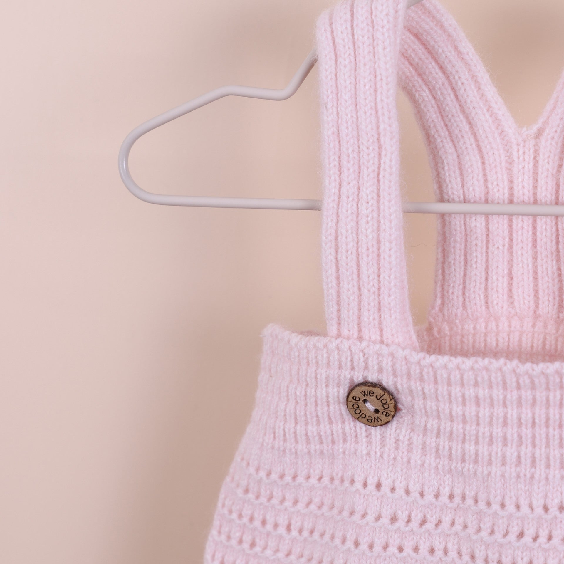 Pantaloncino con bretelle in Lana merino e Cashmere - Be Brave Boutique