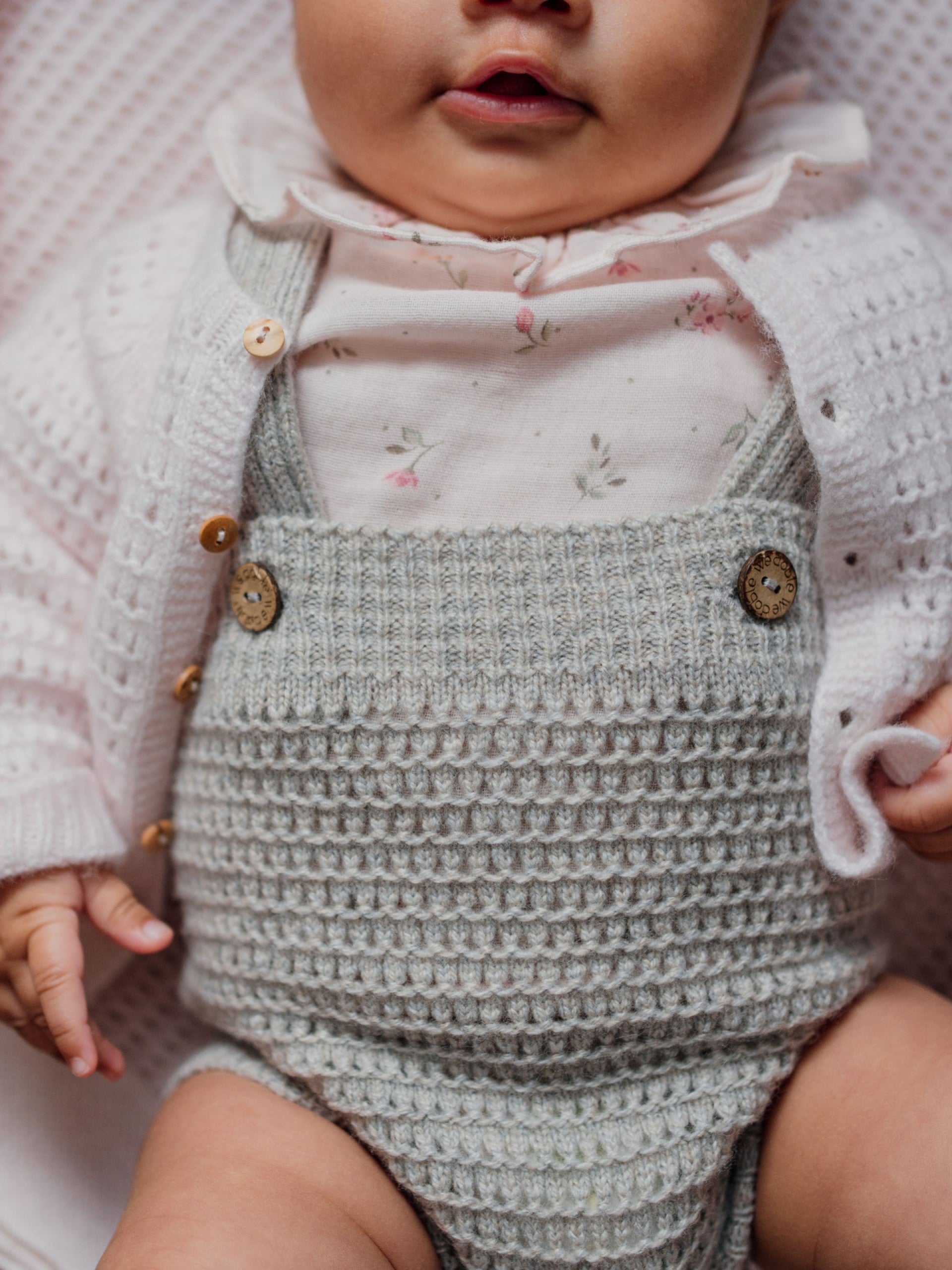 Pantaloncino con bretelle in Lana merino e Cashmere - Be Brave Boutique