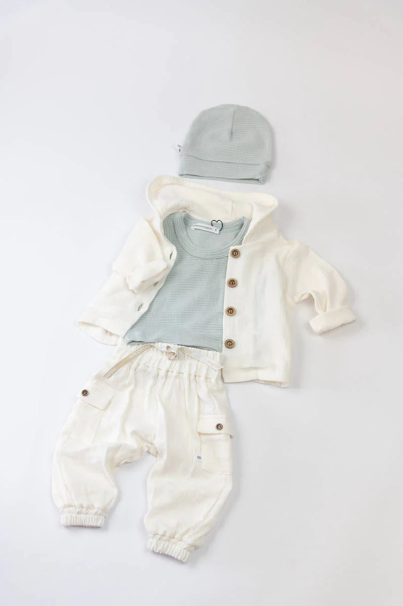 Pantalone con tasche laterali - Bianco 61 - Be Brave Boutique