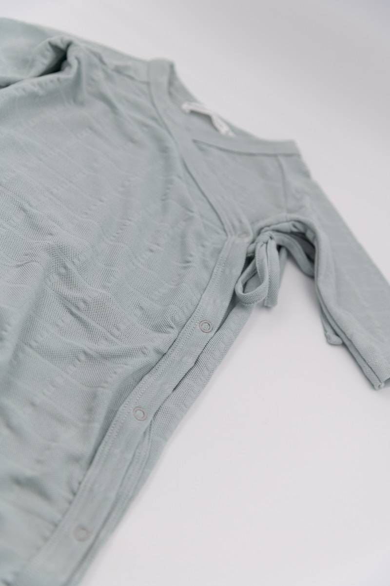 Tutina apertura incrociata - Azzurro 323 - Be Brave Boutique