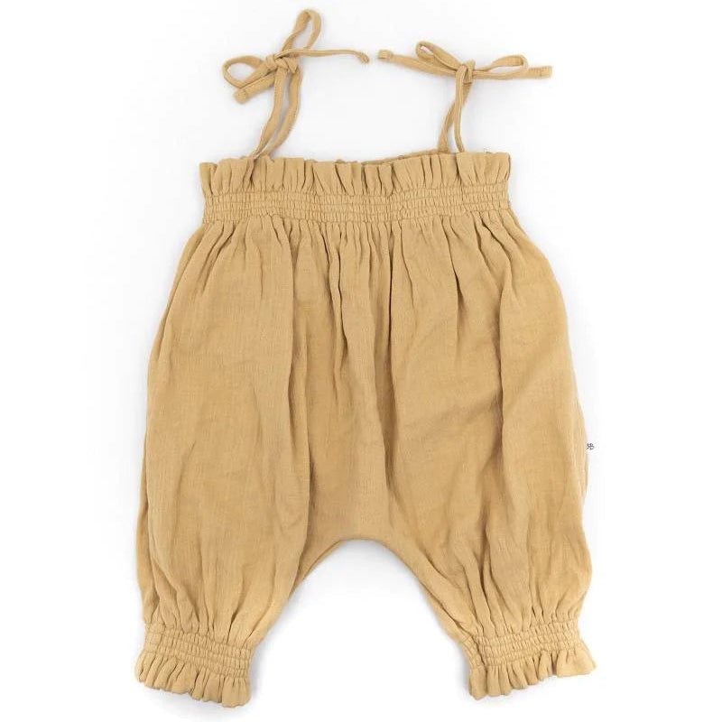 Tutina bimba con lacci spalle - Cammello 62 - Be Brave Boutique