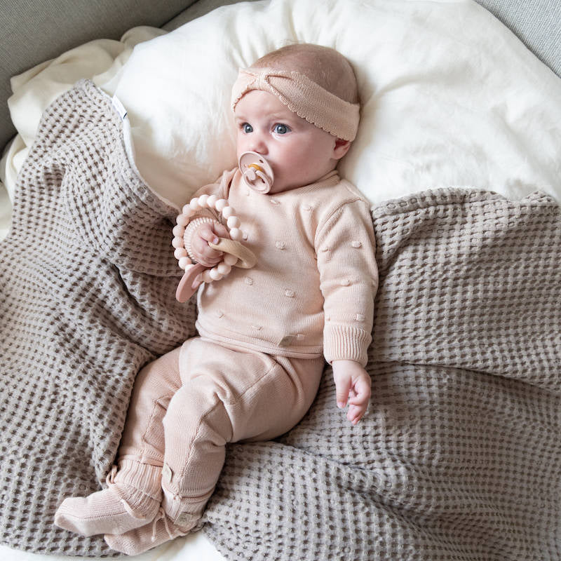 Maglia apertura dietro mini pom-pom - ROSA 461 - Be Brave Boutique