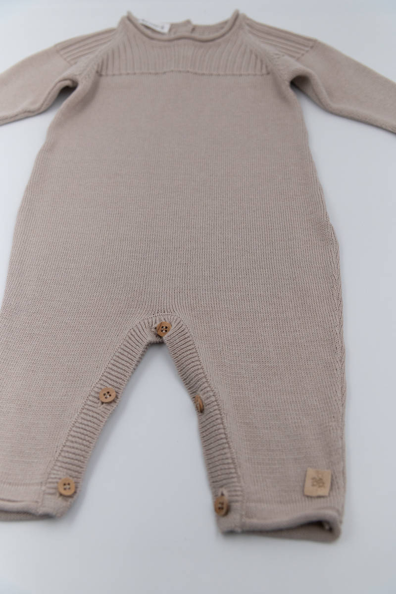 BAMBOOM Tutina con apertura dietro - CAMMELLO 331 - Be Brave Boutique