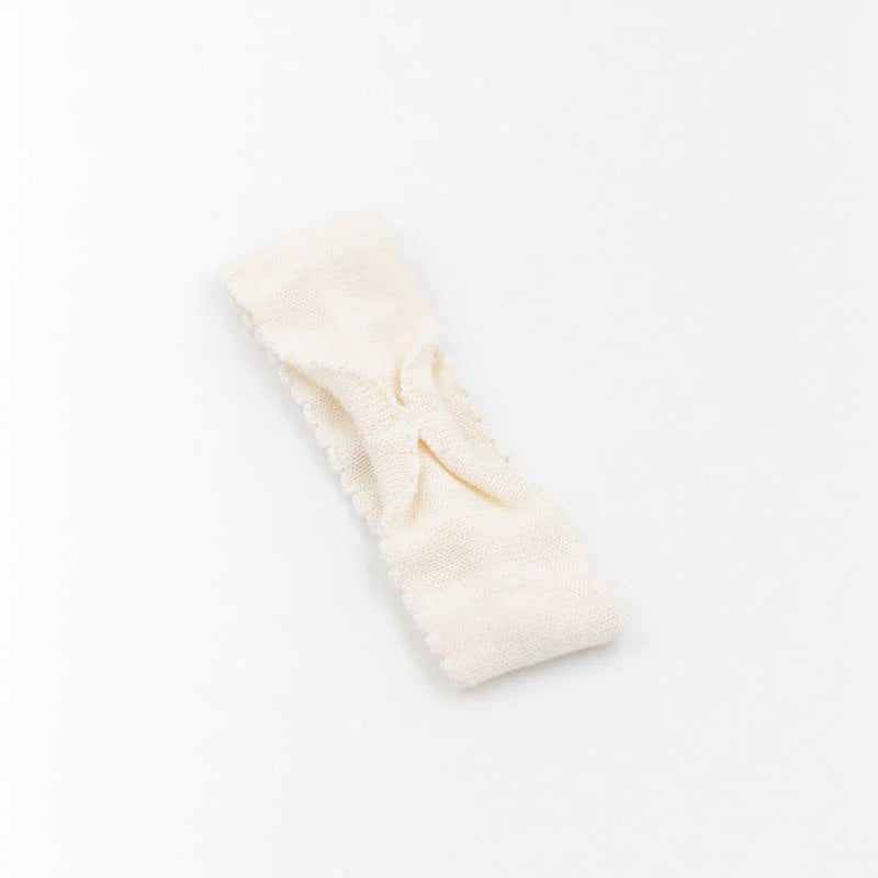 Bamboom Fascetta per capelli linea Knitted Bianco 31 - Be Brave Boutique