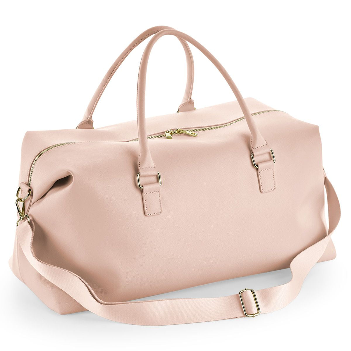 Borsone in simil Pelle con tracolla personalizzabile Rosa - Be Brave Boutique