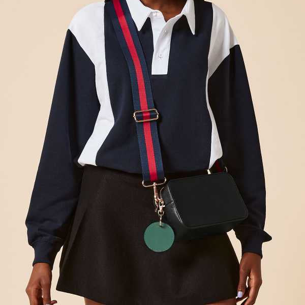 Tracolla Multiuso Personalizzabile Navy/Red - Be Brave Boutique