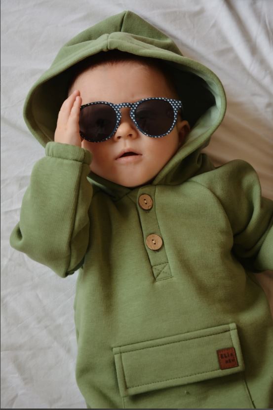 Felpa con cappuccio - pino - Be Brave Boutique