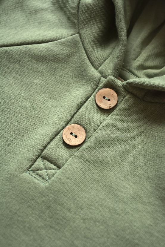 Felpa con cappuccio - pino - Be Brave Boutique