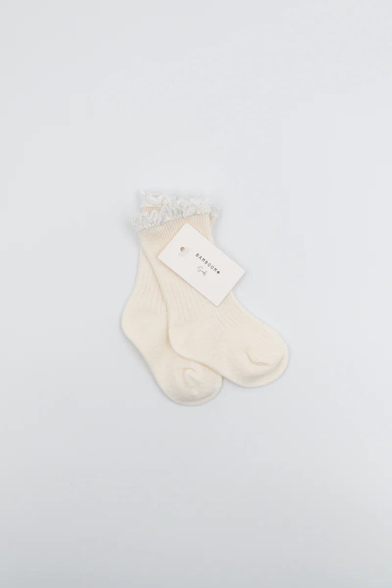 Calza bimbo con Pizzo in Bambù - Be Brave Boutique