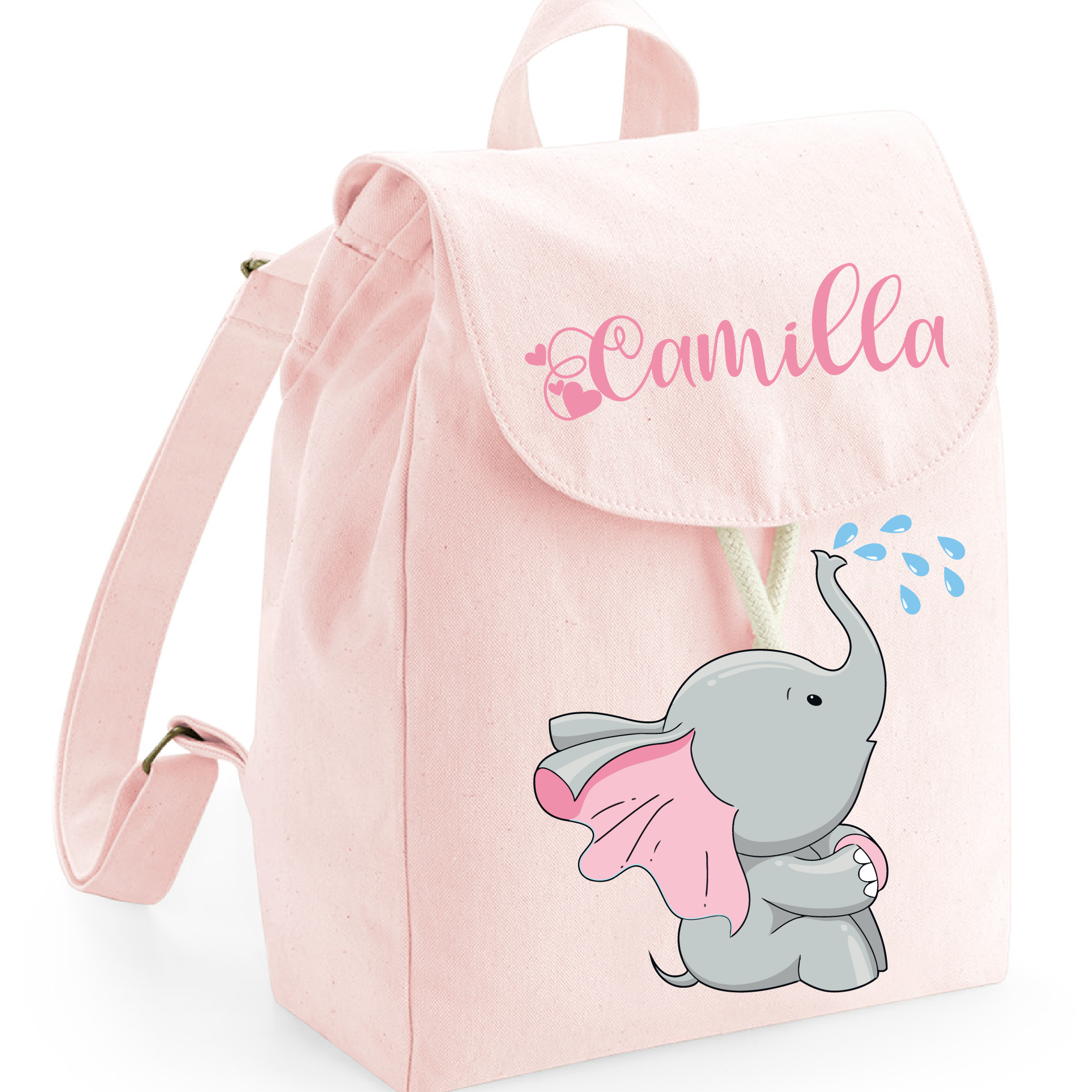 Mini Zaino in cotone Elefantina - Be Brave Boutique