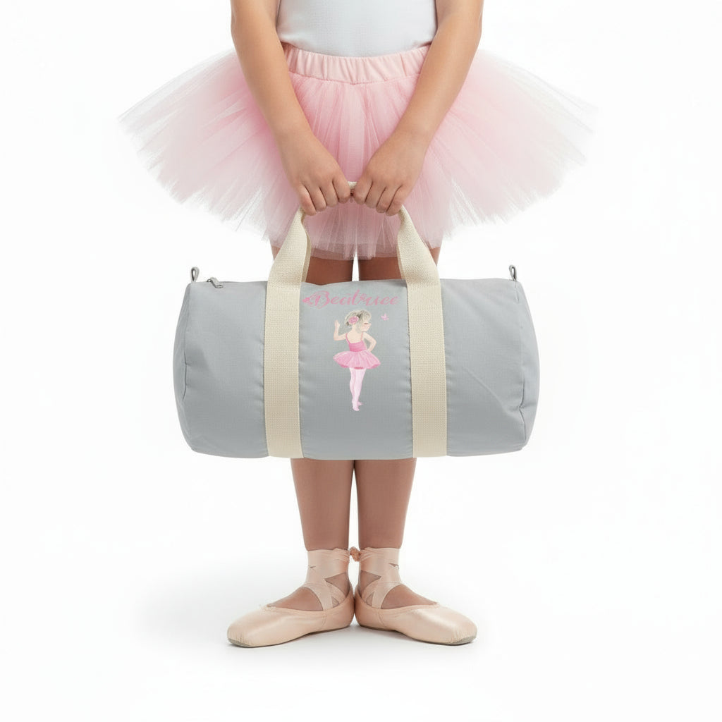 Borsone in cotone canvas personalizzato Ballerina danza - Be Brave Boutique