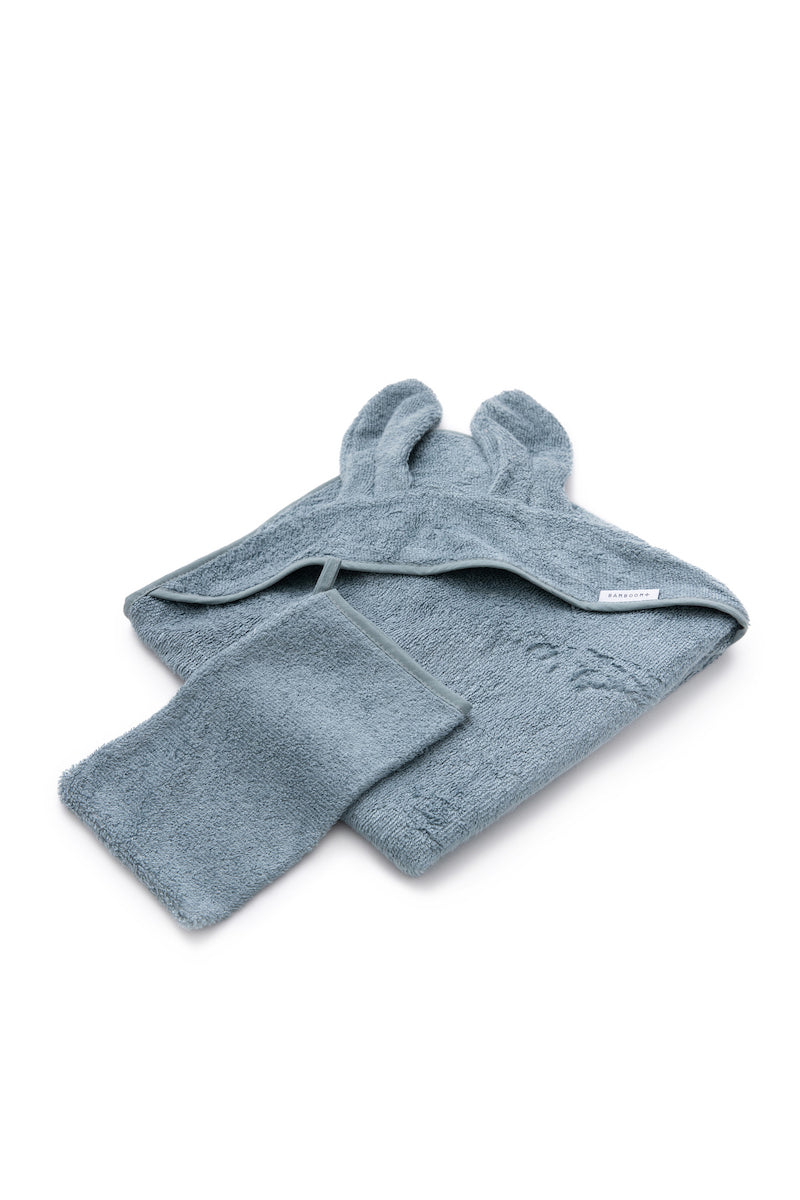 BAMBOOM Asciugamano neonato con orecchie + guanto - Be Brave Boutique