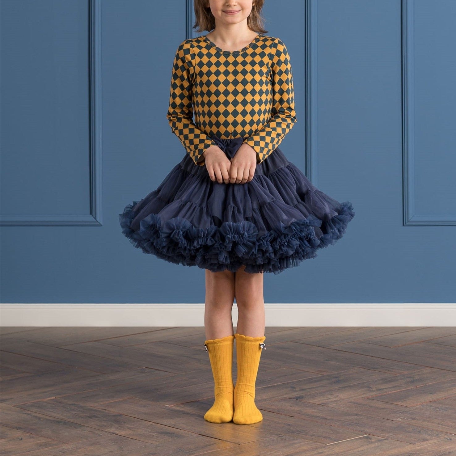 Gonna Ampia in Tulle Navy - Be Brave Boutique