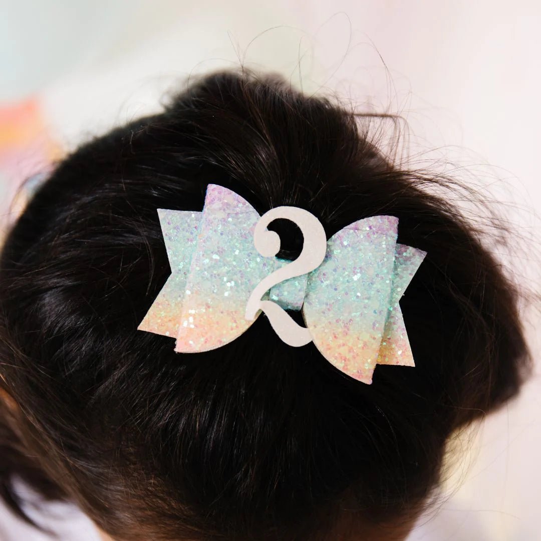 Fermaglio per capelli 2° compleanno - Be Brave Boutique