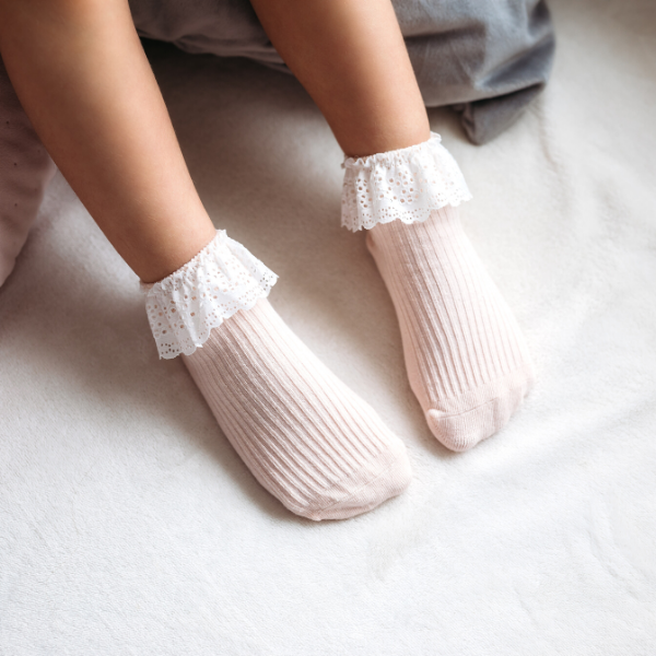 Calze in cotone Rosa Vintage Love - Be Brave Boutique