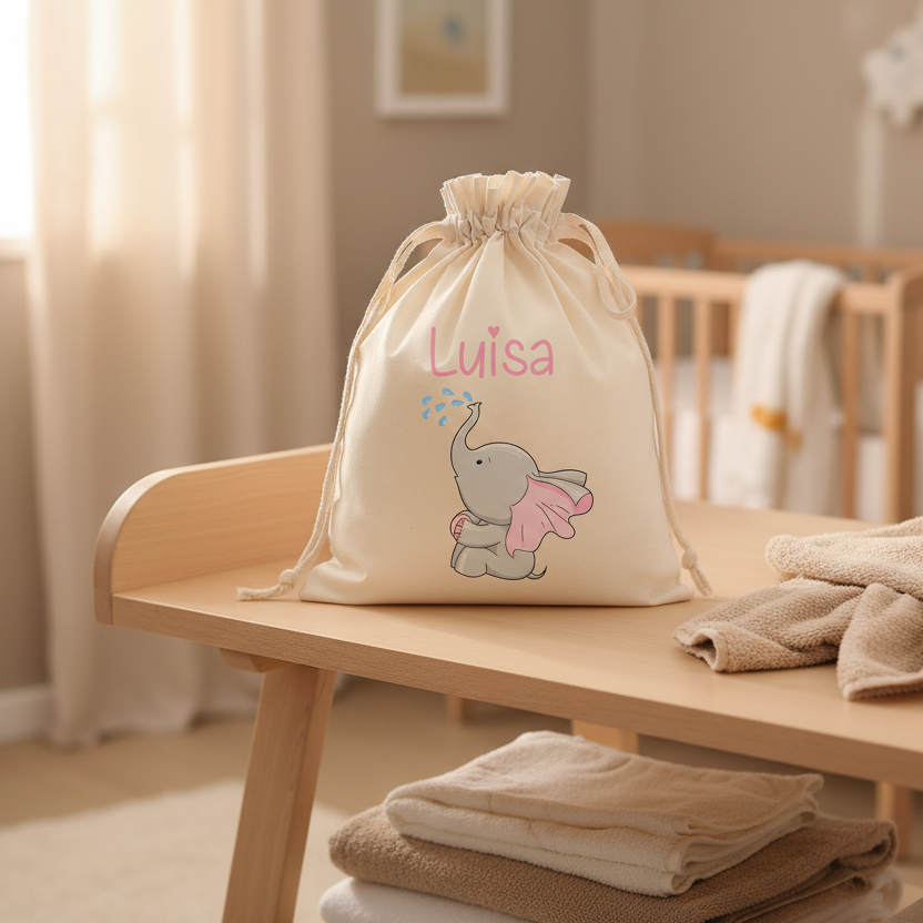 Sacchetti primi cambi Elefantina Gocce - Be Brave Boutique
