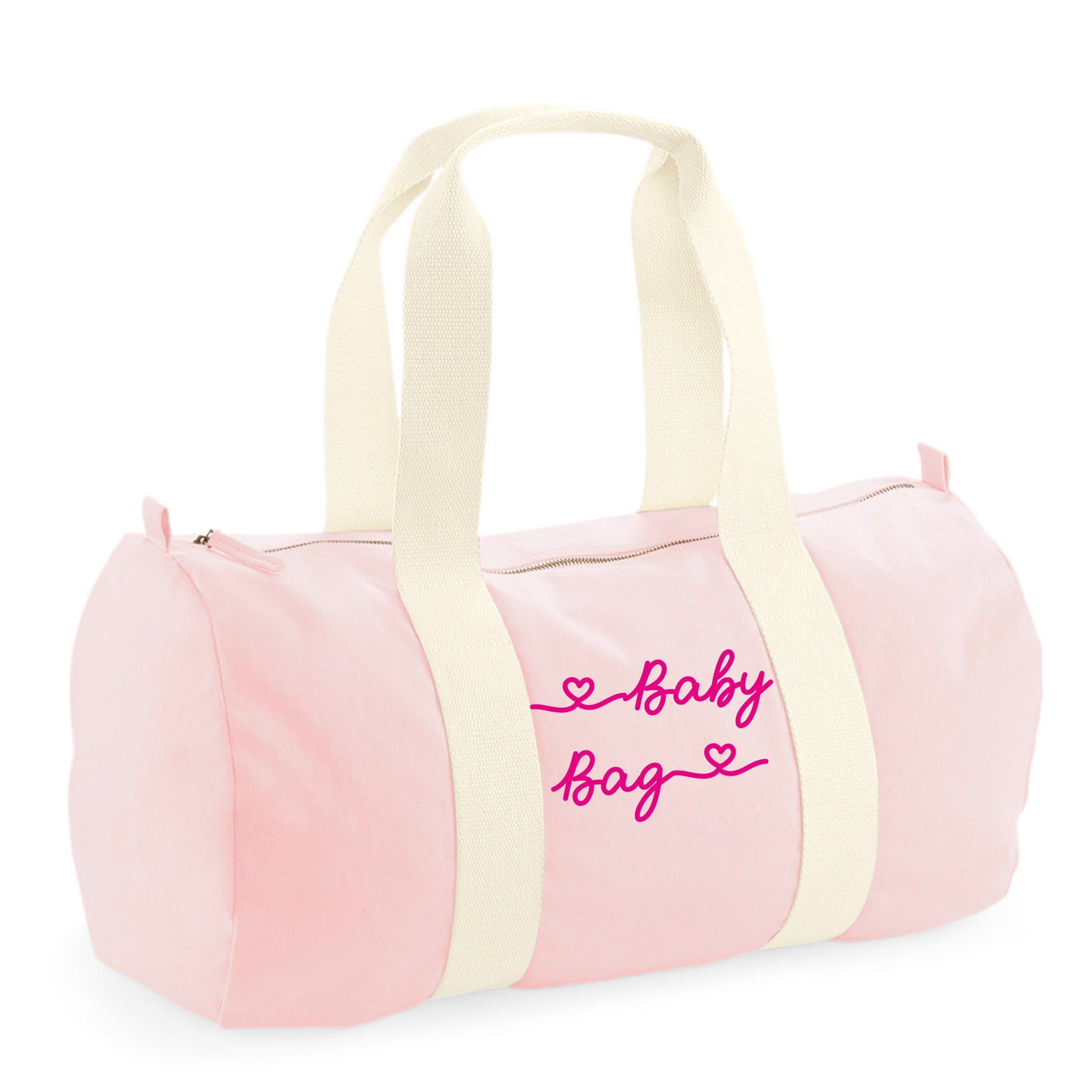 Borsone in cotone canvas Rosa Baby Bag - Be Brave Boutique