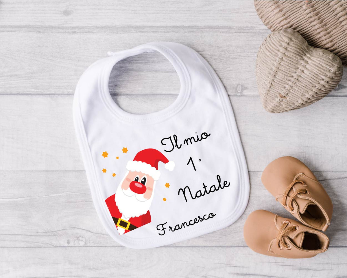 Bavaglino il mio primo Natale Personalizzabile – Be Brave Boutique