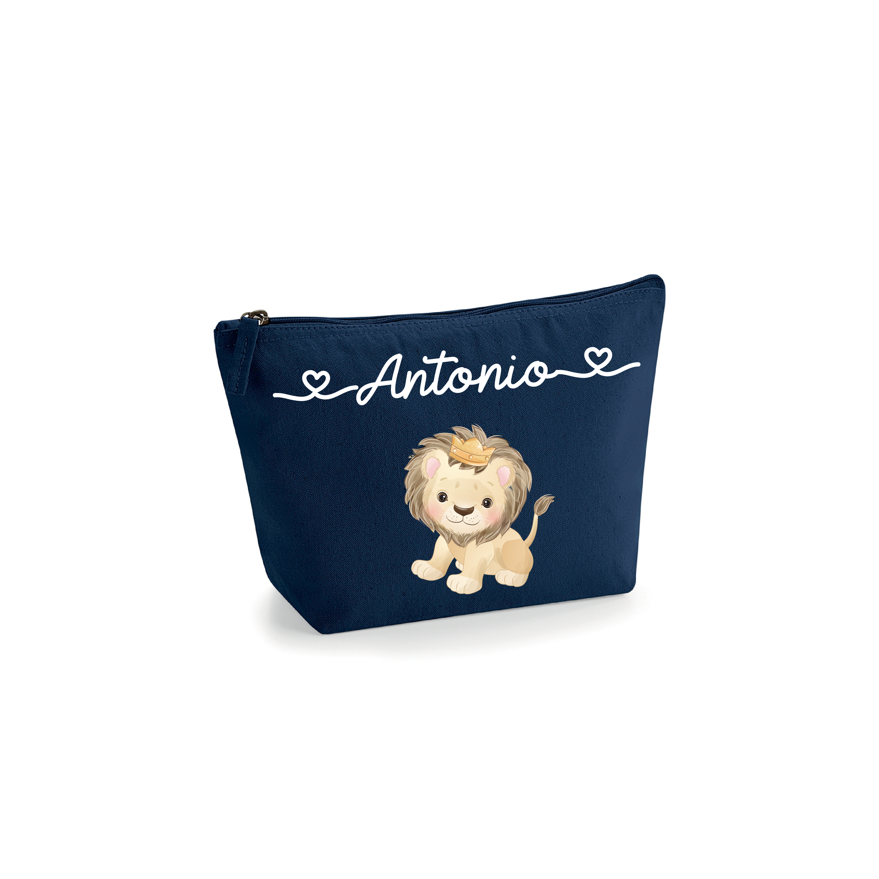 Pochette in cotone organico personalizzabile Leoncino - Be Brave Boutique