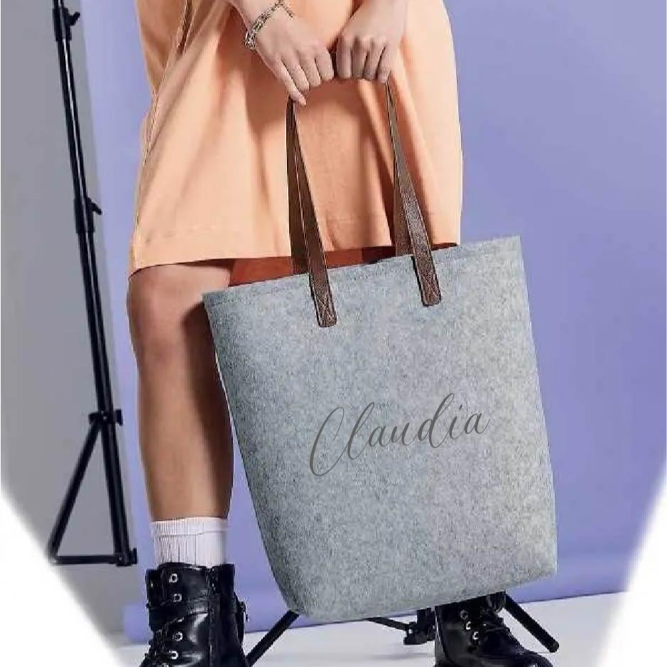 Borsa in Feltro Personalizzabile - Be Brave Boutique