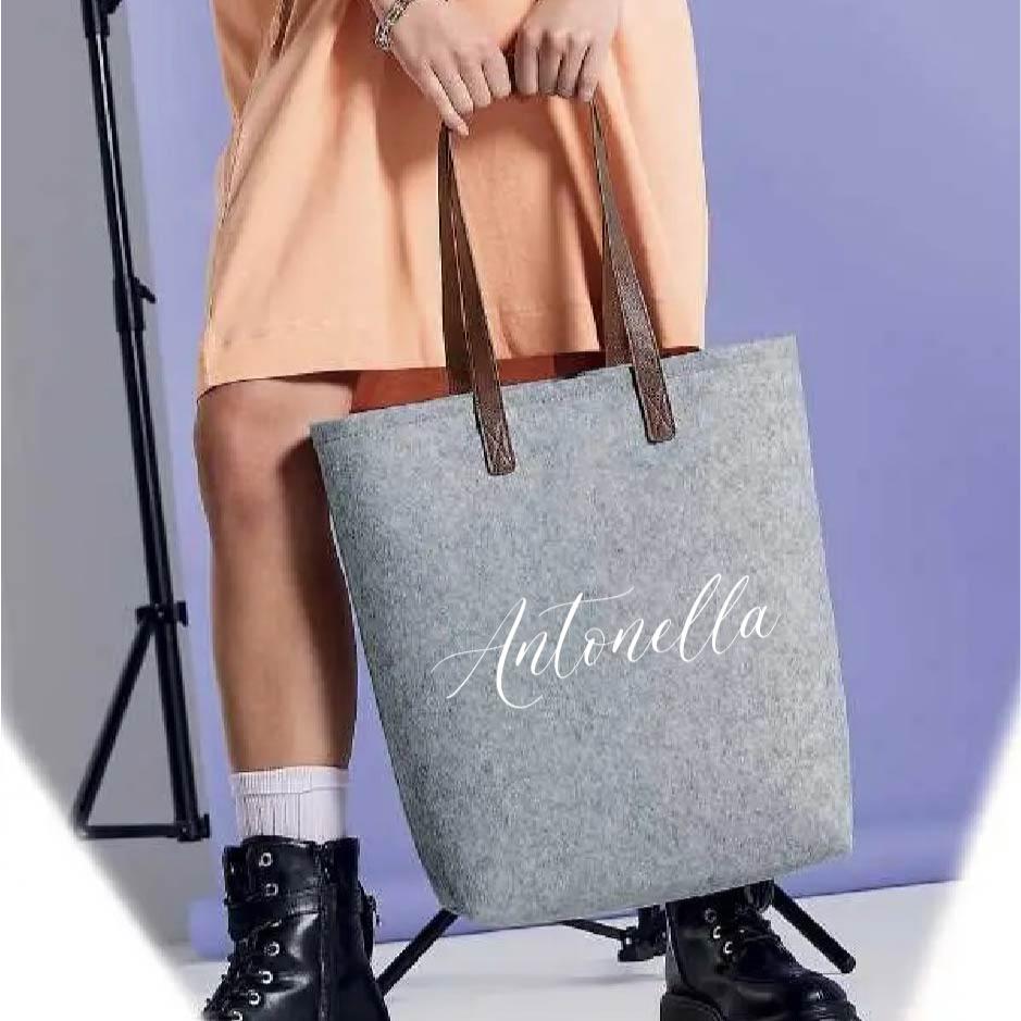 Borsa in Feltro Personalizzabile - Be Brave Boutique