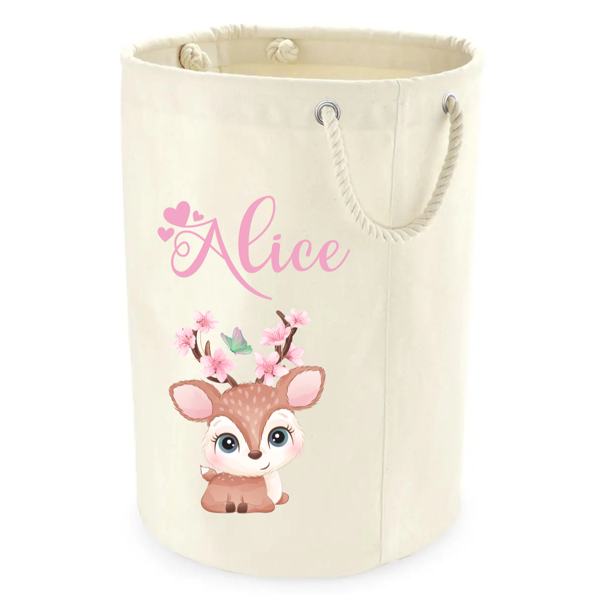 Cesta Porta giochi personalizzabile Cerbiatto - Be Brave Boutique