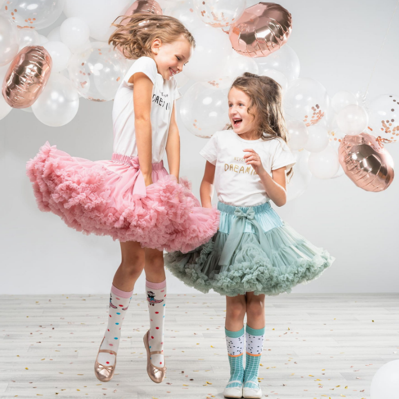 Gonna Ampia in Tulle Rosa Quarzo - Be Brave Boutique