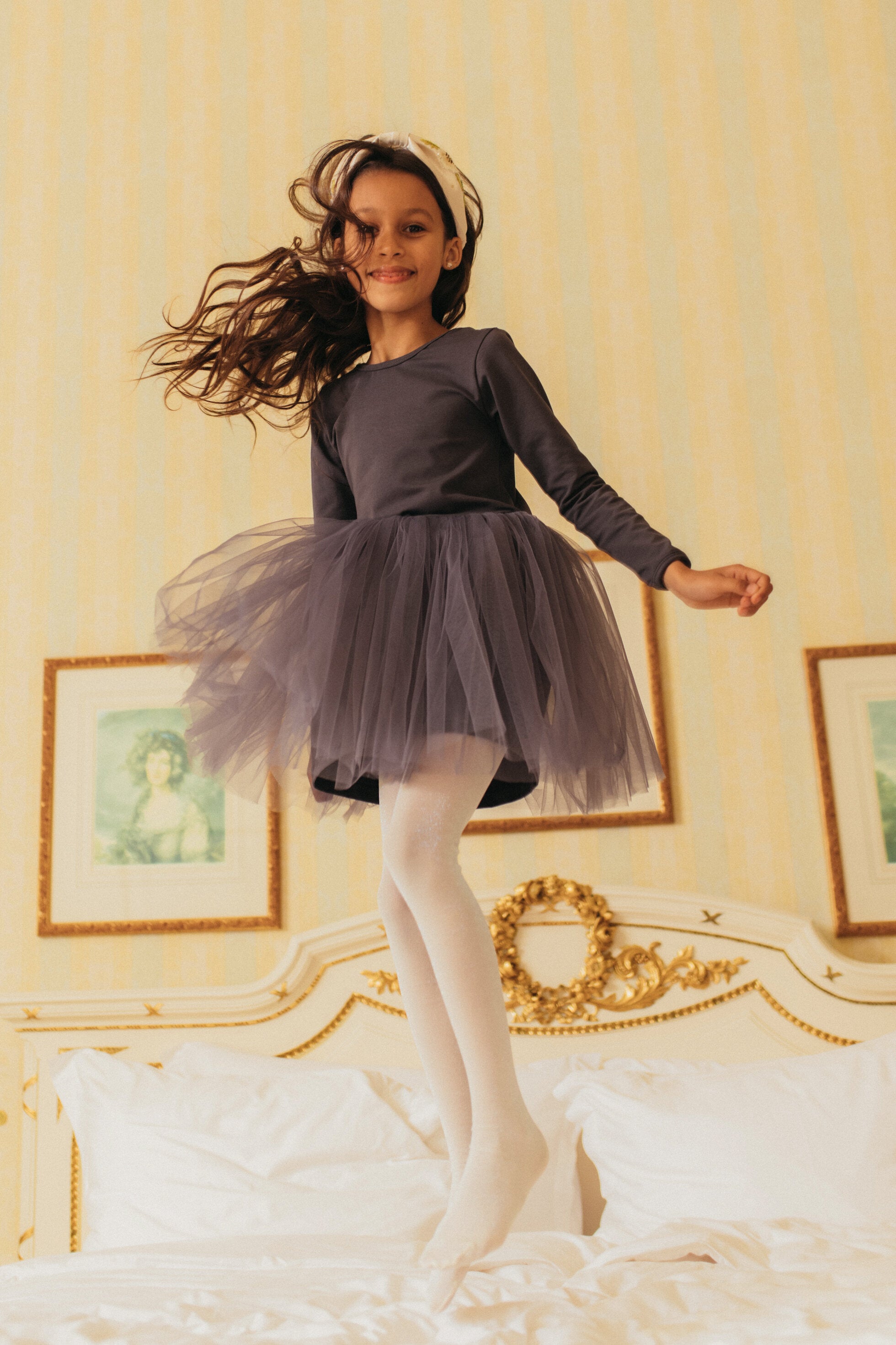 Tutù abitino in tulle Dark Grey - Be Brave Boutique