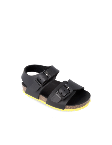 Sandali Garvalin Nero/Giallo - Be Brave Boutique