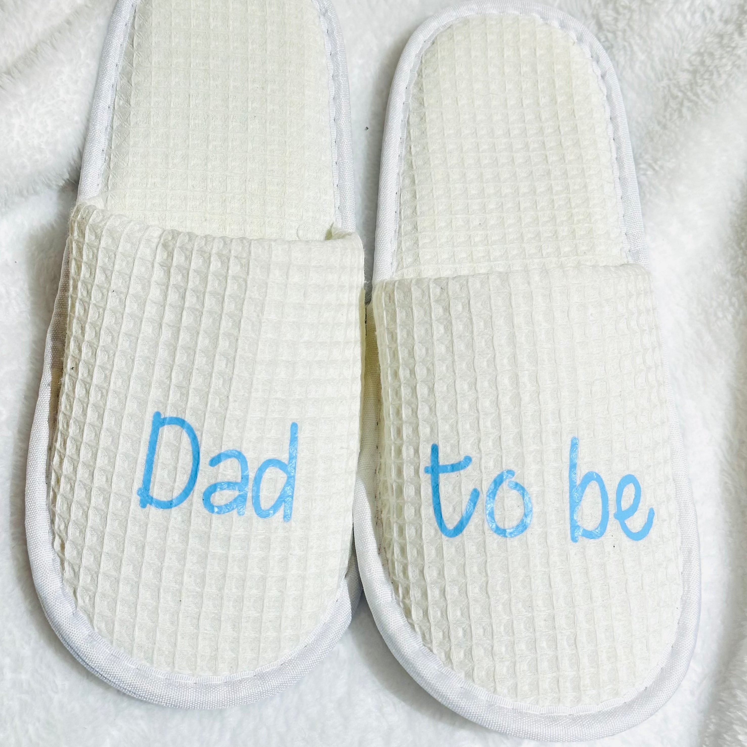 Pantofole/Ciabatte Dad To Be regalo futuro Papà - Be Brave Boutique