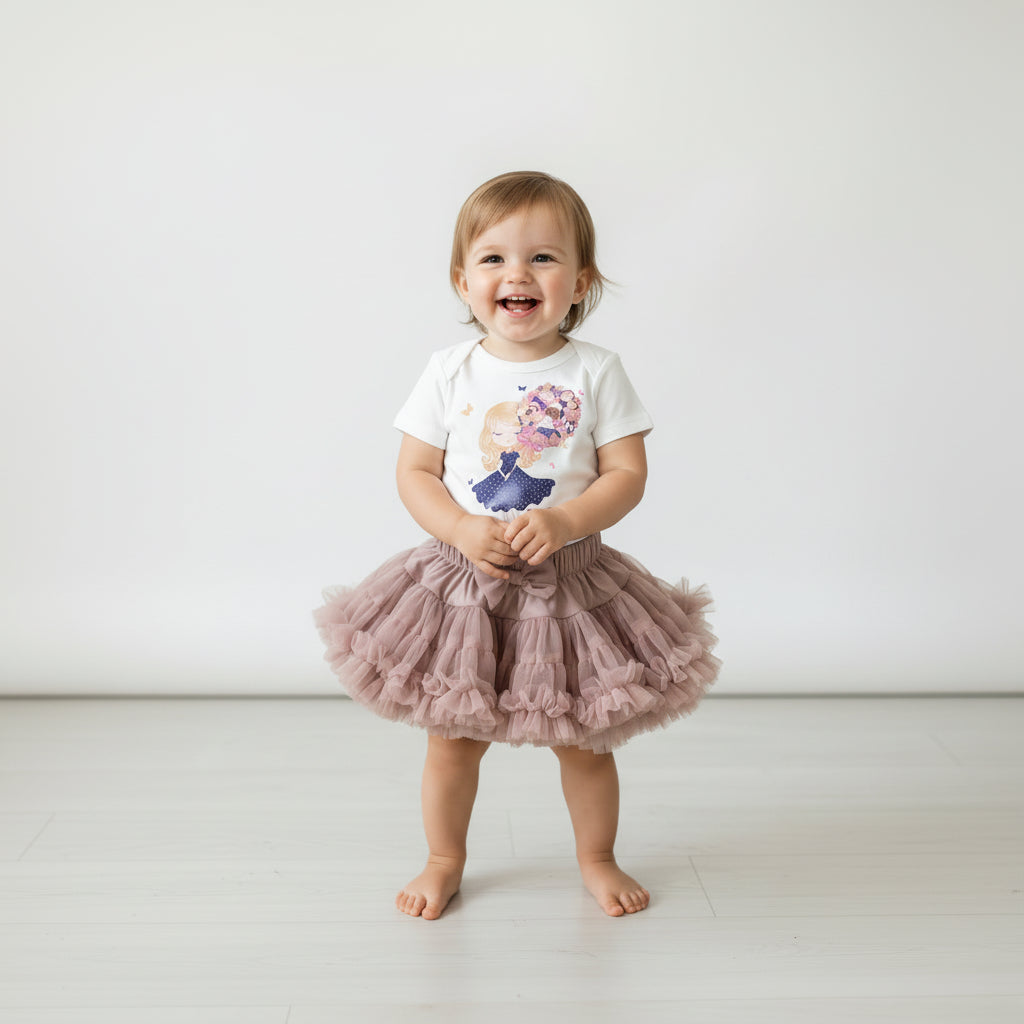 Body in 100% cotone Bambina e Farfalle - Be Brave Boutique