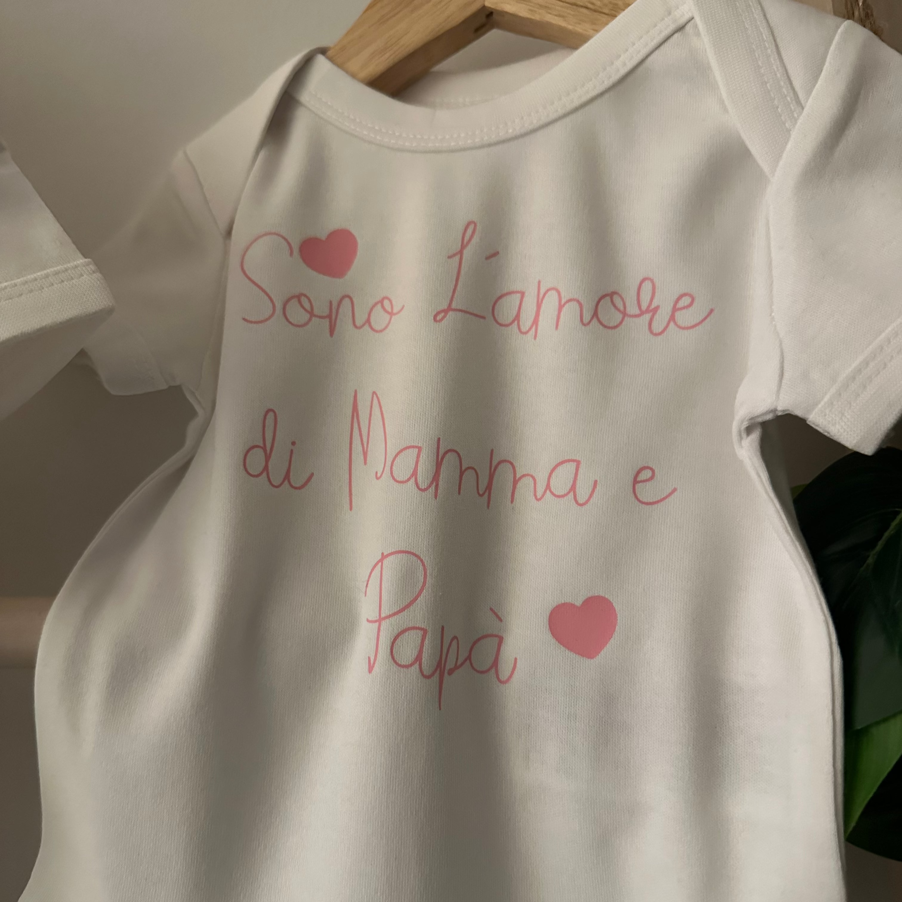 Body sono l'amore di Mamma e Papà idea regalo nascita - Be Brave Boutique
