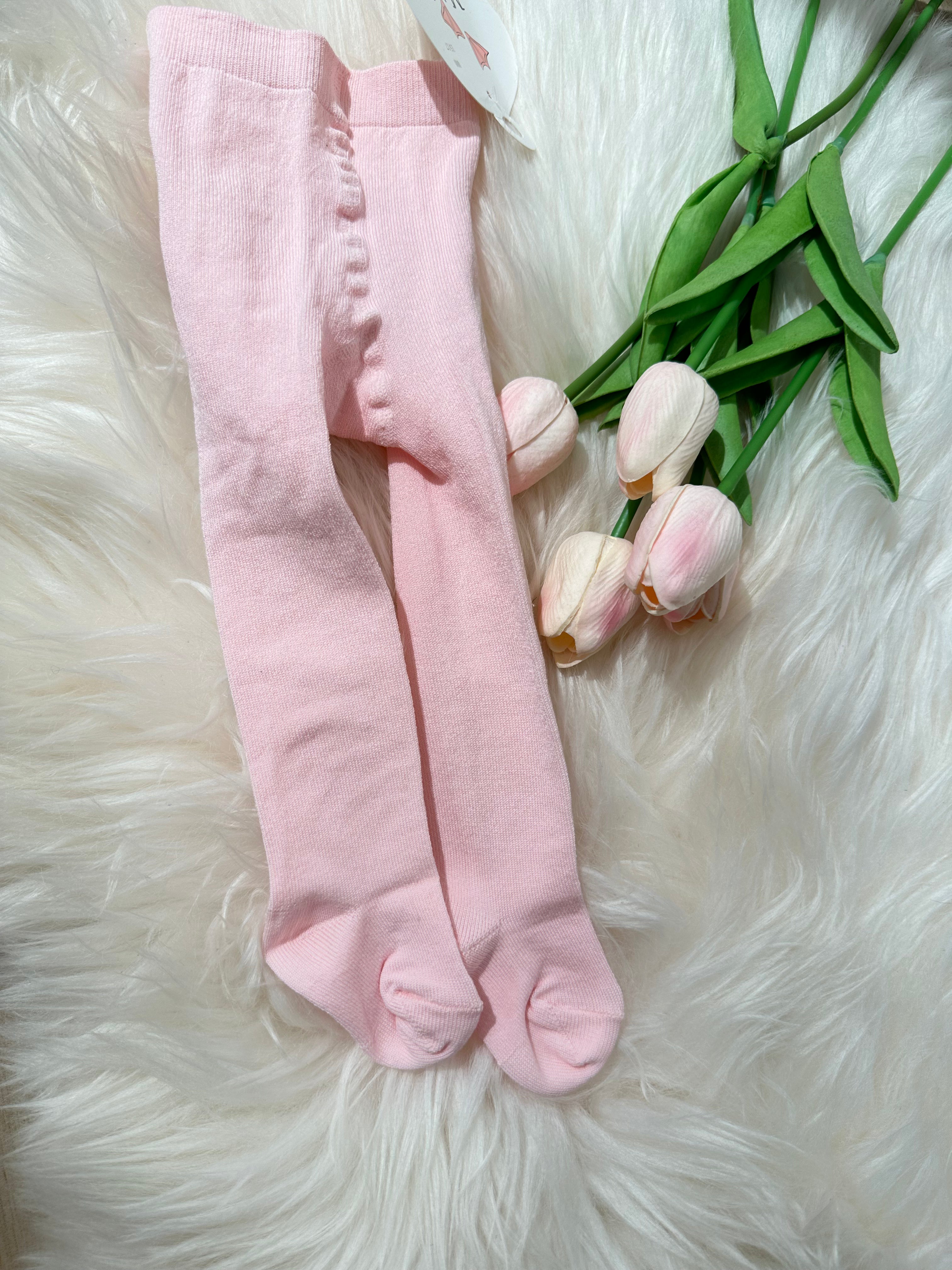 Calzamaglia Neonata Rosa con Volant elasticizzata - Be Brave Boutique